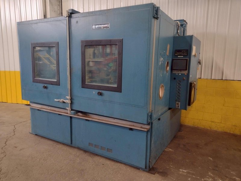 -60 TO 177 DEGREE X 96" X 54" X 48" ENVIROTRONICS TESTING CHAMBER WITH HUMIDITY CONTROL: STOCK #17109