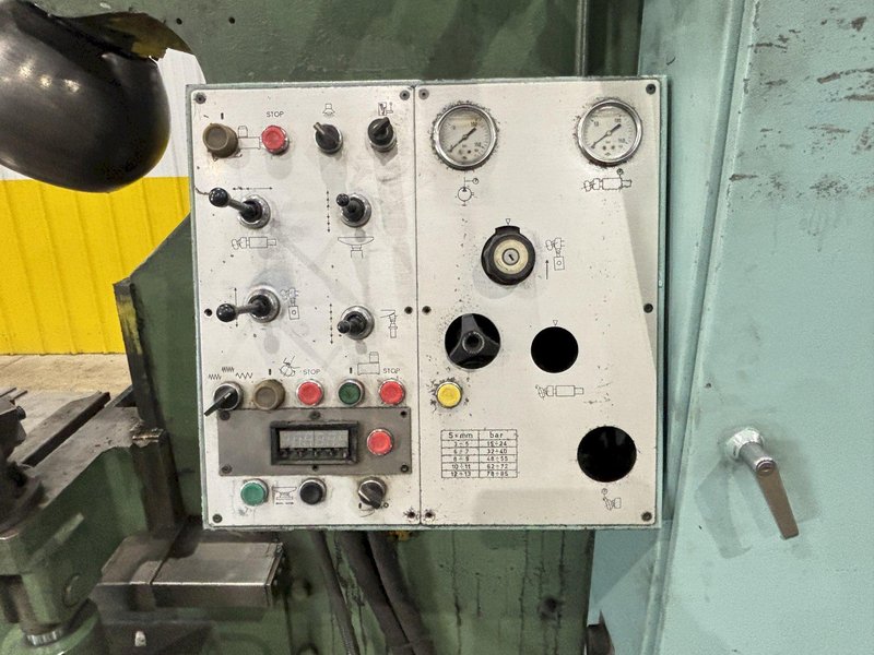 1/2" X 13' BOLDRINI MODEL #RIB0-13-HY HYDRAULIC HEAD FLANGER &amp; DISHING MACHINE: STOCK #23190