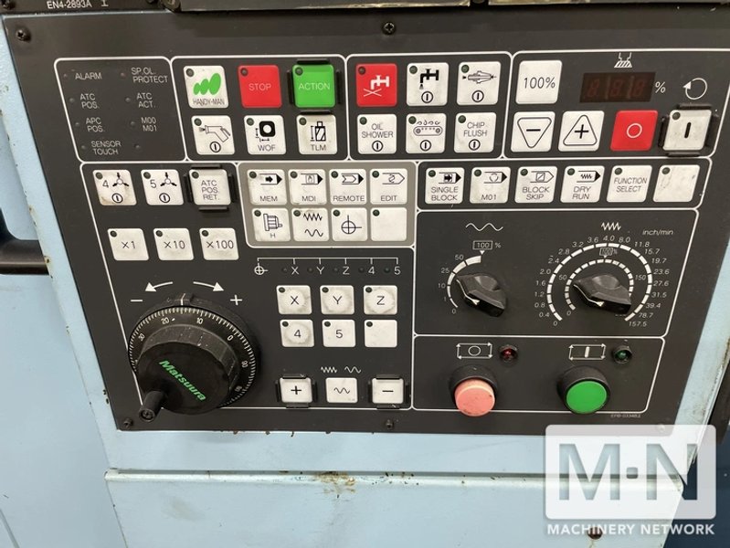 Matsuura H-Plus 300 4-Axis CNC Horizontal Machining Center - New 2008