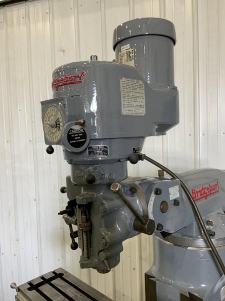 BRIDGEPORT VERTICAL MILL: STOCK #80632