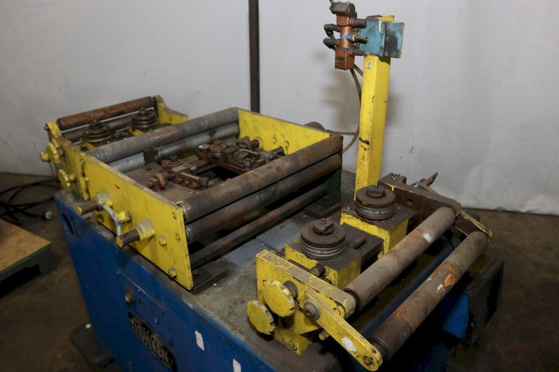 8" TISHKEN MODEL 6R-8 POWERED EDGE CONDITIONER / DEBURRER