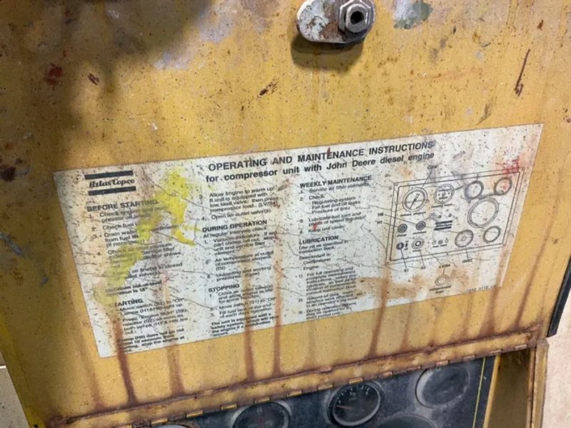 Atlas Copco Portable Air Compressor - Xas125