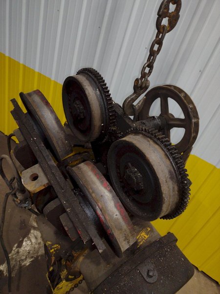 5 TON 10,000 LBS BOBCAT POWER CABLE HOIST WITH TROLLEY: STOCK #18937