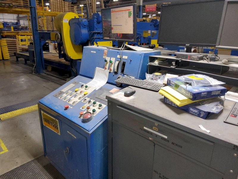 48" x 20,000 LBS X .080" HERR VOSS CUT-TO-LENGTH LINE W/ PRECISION LEVELER: STOCK #22693