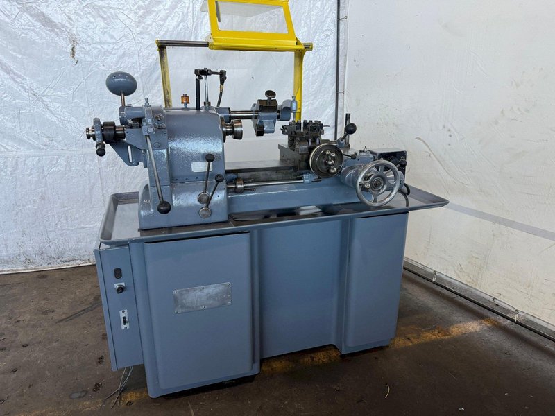 11" X 18" HARDINGE HC TURRET LATHE. STOCK # 0895424
