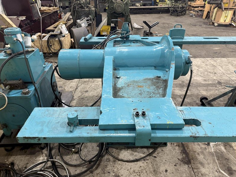 500 TON DRILL QUIP HORIZONTAL HYDRAULIC WHEEL PRESS WITH VICKERS HYDRAULIC UNIT: STOCK #23422
