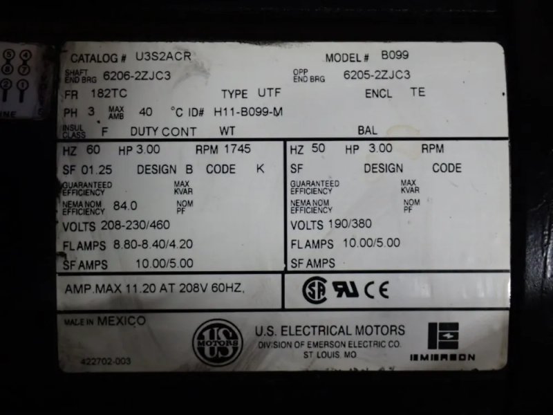 Alcatel 3 Hp Pump  - 2063cp+