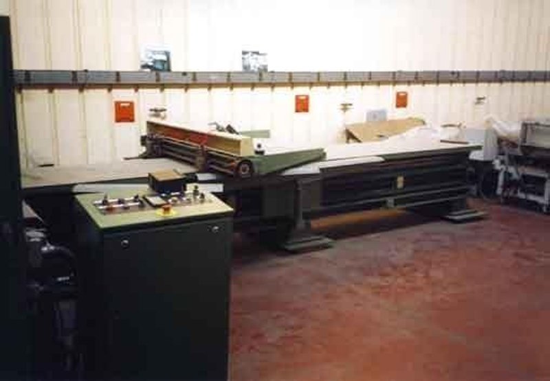 Front gauge - for shears CNC