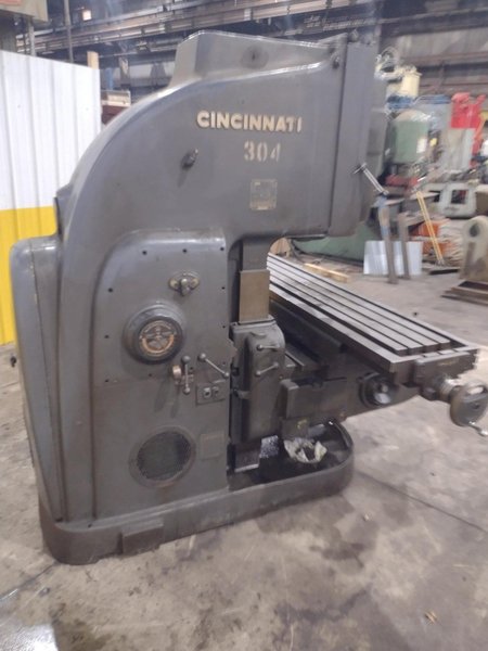 #4 CINCINNATI MODEL #4 VERTICAL MILLING MACHINE 78" X 16" : YOBRO #24460