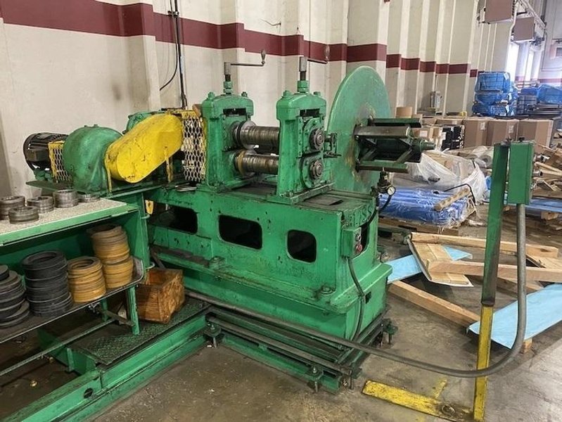12" x 0.125" x 4,000 lbs BLISS SLITTING LINE (14457)
