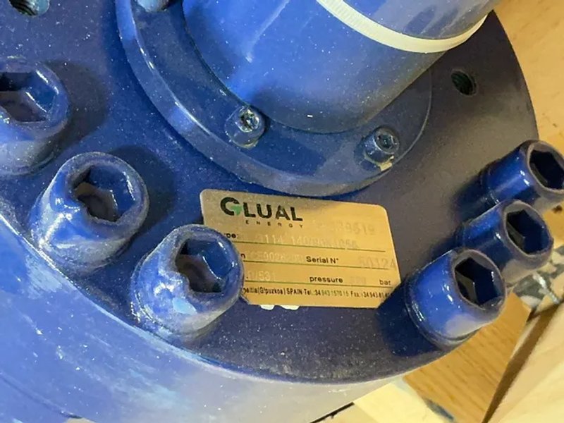 Glual Energy 220 Bar Hydraulic Cylinder - Cilg114 140/90x1056