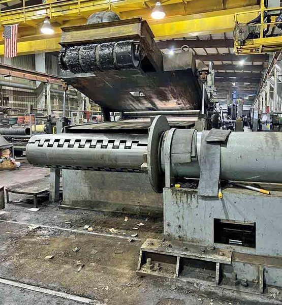 60,000# x 72" PAXSON UNCOILER STOCK# 4042