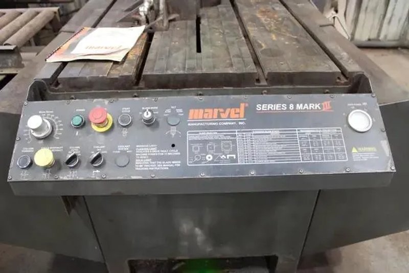 18" X 22" MARVEL MODEL #SERIES 8 MARK-III VERTICAL BANDSAW STOCK# 4468