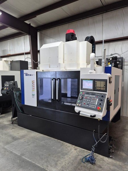 Hyundai Wia F500 Plus CNC Vertical Machining Center, 2016 – Fanuc Control, 12,000 RPM