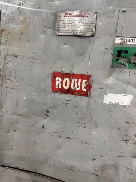 40" X 12,000 LBS X .110" ROWE COIL REEL, CAR, &amp; STRAIGHTENER FEED LINE: STOCK #21627