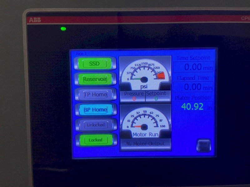 150 Ton AMS  Double Action Molding Press, 2017