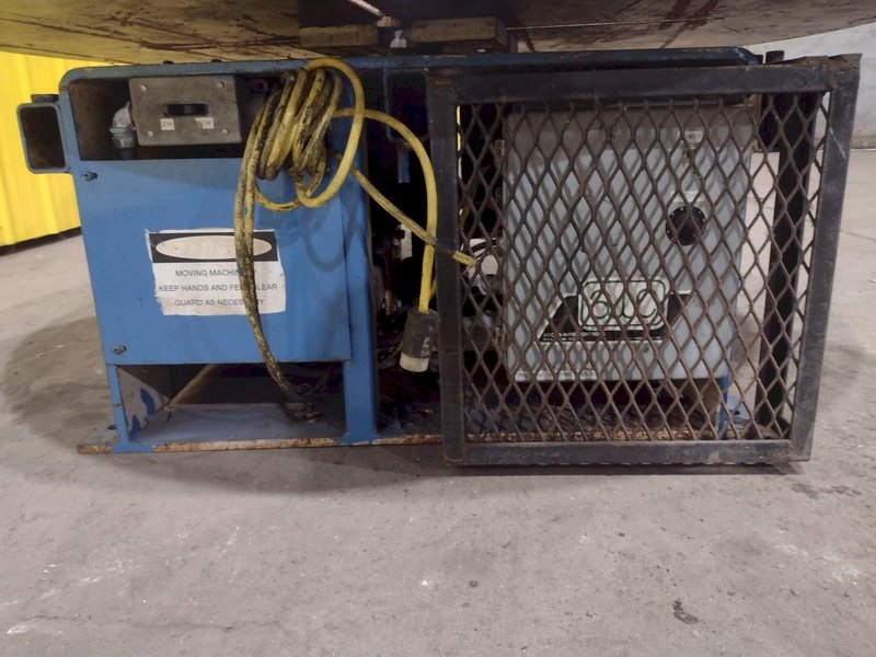 5,500 LBS X 48" AWC (ACCRA-WIRE CONTROLS) MODEL #F-200AF HORIZONTAL PALLET TYPE POWERED DE-COILER REEL: STOCK #19265