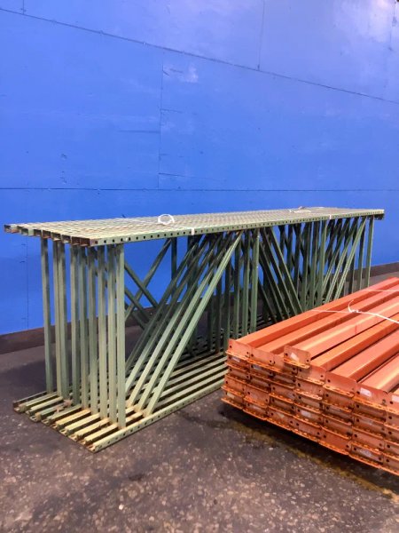 42" X 144" Pallet Racking - Teardrop