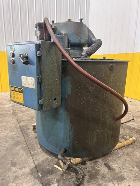 2 HP BARRETT MODEL #125 CLARIFUGE 3600 RPM CHIP SPINNGER WRINGER CENTRIFUGE: STOCK #23459