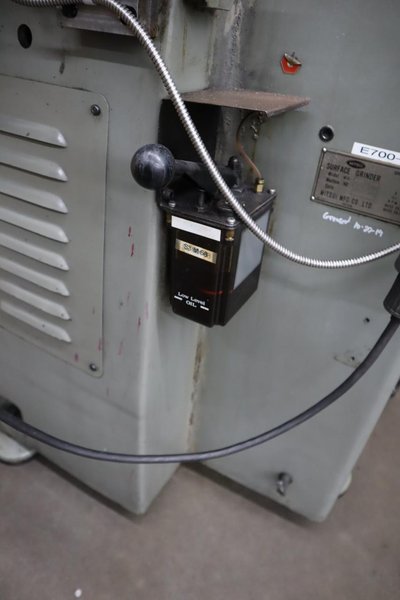 Mitsui High-Tech MSG-200MH Hand Feed Surface Grinder, Mitutoyo KA-200 2-Axis DRO, 6"x12" Fine Pole Chuck, Coolant- Auction Item