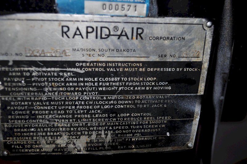 150 LB X 7" RAPID AIR UNCOILER