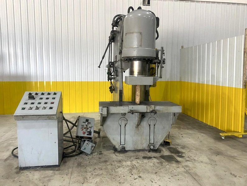 300 TON PACIFIC #300PF PRESSFORMER HYDRAULIC C-FRAME PRESS WITH 12" STROKE. STOCK # 0982126