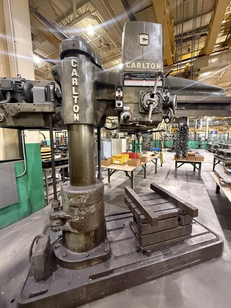 5' X 13" CARLTON MODEL 3A RADIAL DRILL: YOBRO #26418