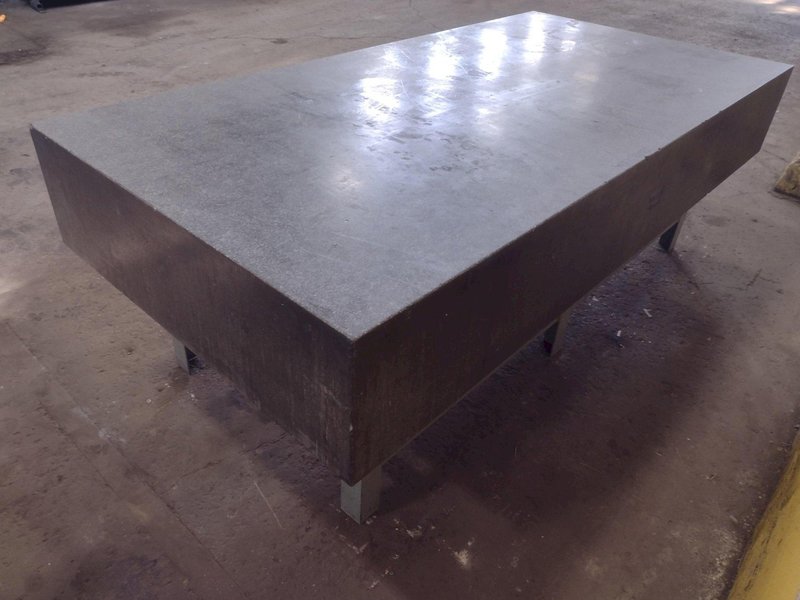 8' X 4' X 14" CHALLENGE PRECISION LAYOUT INSPECTION GRANITE TABLE: STOCK #23804