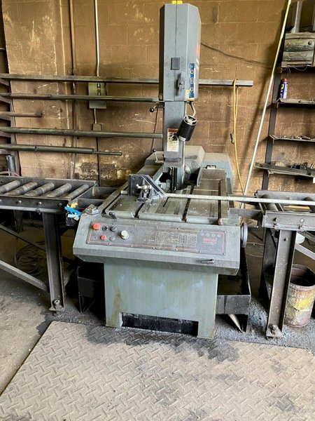 18" X 22" MARVEL/AMADA SERIES 8 MARK II VERTICAL BANDSAW(NEW IN 2018). STOCK # 3877