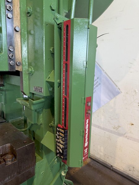 100 TON MINSTER P2-100-48 PIECE MAKER STRAIGHT SIDE HIGH SPEED PRESS. STOCK # 0883425