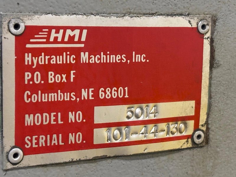 50 TON HMI MODEL #5014 HYDRAULIC PRESS: YOBRO #24573