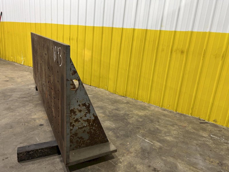 36" x 108" x 18" STEEL ANGLE PLATE: STOCK 16043