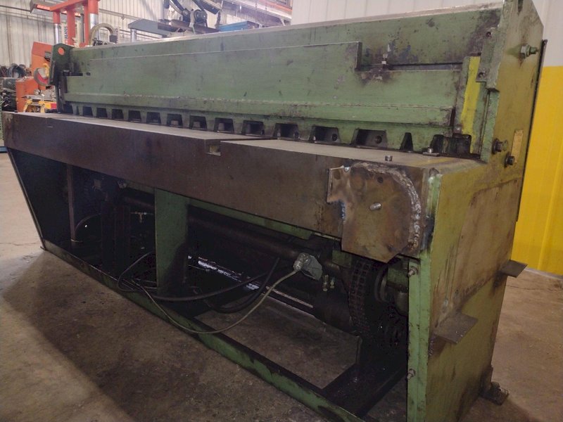 54" X 10 GAUGE DALLAS AIR FEED WITH EDWARDS SHEAR CUT TO LENGTH LINE: STOCK 15968