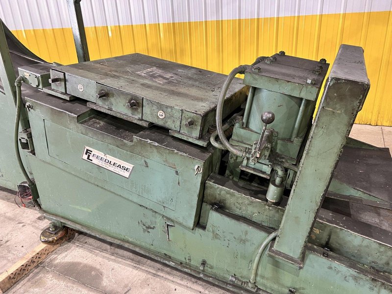 12,000 LB X 18" W X .25" FEED LEASE MODEL #FLCC-1860-P10 REVERSE LOOP COIL CRADLE STRAIGHTENER: STOCK #21163