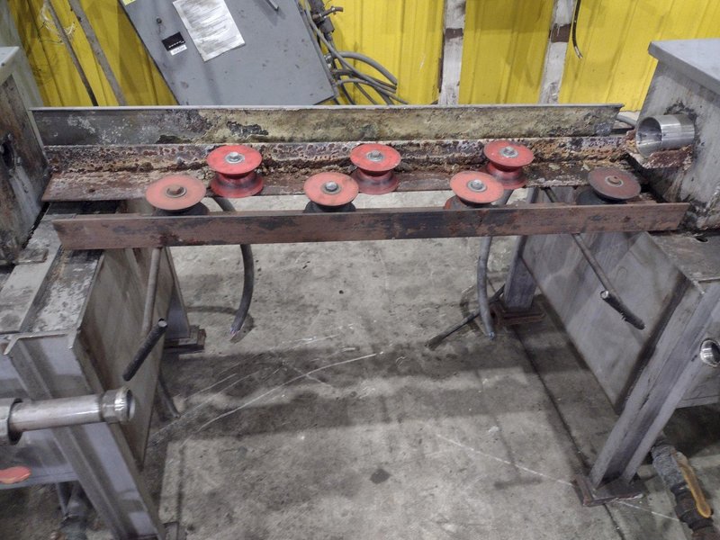 4" CAPACITY ULTRASONIC BAR &amp; TUBE CONTINUOUS WASHER: STOCK #22589