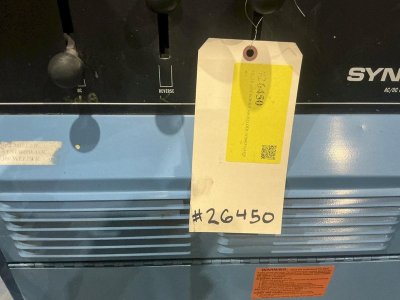 MILLER SYNCROWAVE 300 WELDER: YOBRO #26450