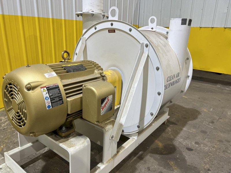 40 HP x 4 STATION CLEAN AIR TECHNOLOGIES / EUROVAC INDUSTRIAL TRANSIT &amp; BUS CENTRAL VACUUM SYSTEM: STOCK #19901