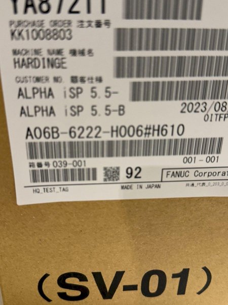 FANUC A06B-6222-H006#H610 SERVO DRIVES AND AMPLIFIERS NEW BOX