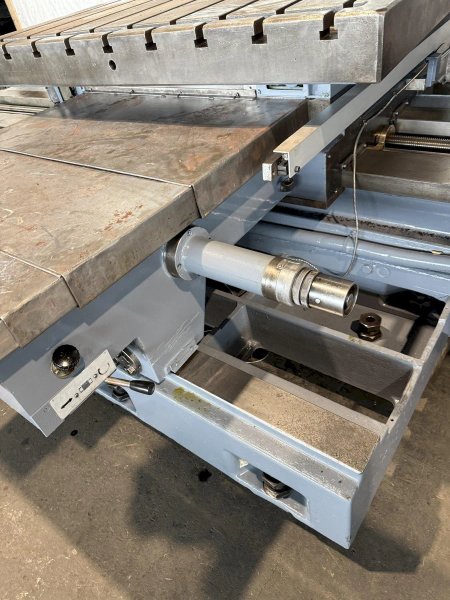 4" DAEWOO MODEL #D11ORT TABLE TYPE HORIZONTAL BORING MILL, #50 TAPER: YOBRO #25782