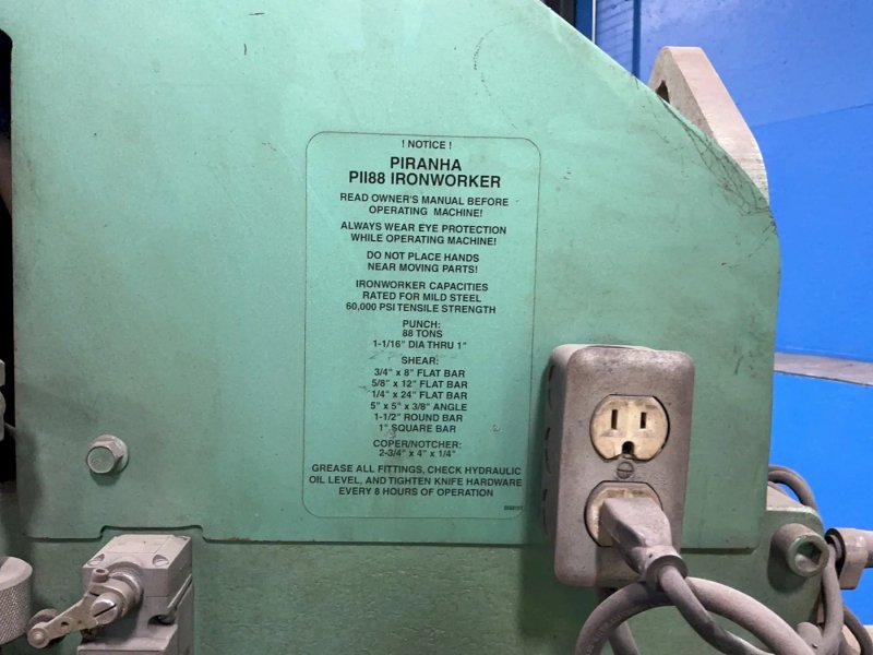 Piranha 88 Tons Ironworker - Pii88