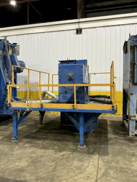 60" x 60" BCP MODEL #A4-9479 SPINNER HANGER SHOT BLAST MACHINE, NEW 1999: YOBRO #26149