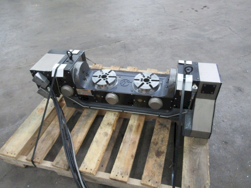 Haas TR-160-2 Twin Platter Brushless Sigma 5 4th and 5th Axis Programmable 2-Axis Trunnion Table
