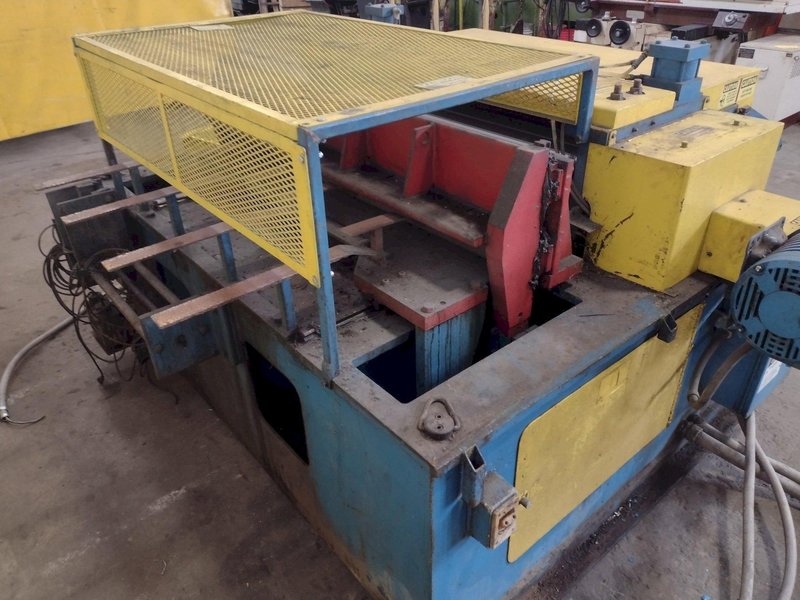 48" X 18 GA BRADBURY "BOSS-48" COIL STRAIGHTENER &amp; FYLING SHEAR: STOCK #18679