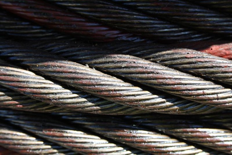 1100' X 1-1/4' WIRE ROPE STOCK #64577