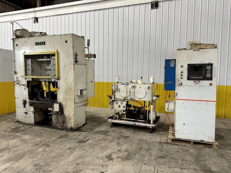 25 TON EITEL MODEL ASP-25 SERVO DRIVEN AUTOMATIC BAR &amp; ROD PRECISION STRAIGHTENING PRESS: YOBRO #21281