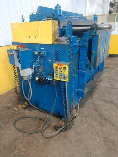 72" WIDE X .060" EGAN PRESS PARTNER  MODEL #S25-872 8 ROLL POWERED COIL STRAIGHTENER : STOCK #13907