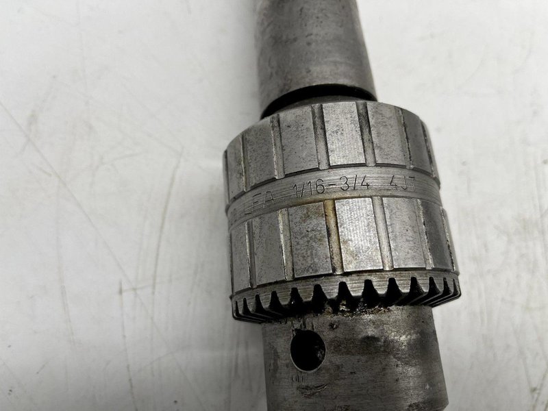 1/16" TO 3/4" LFA HEAVY DUTY CHUCK MODEL 85-9A 4JT, TAPER &amp; DRILL BIT: STOCK #16021