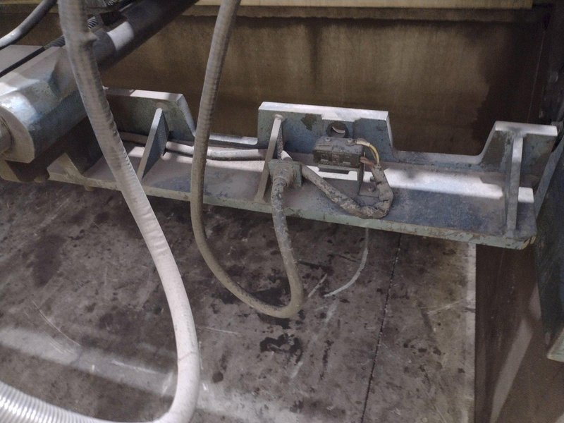 8' X 11 GAUGE AMADA MODEL #S-2532 HYDRAULIC POWER SHEAR WITH BACK GAUGE: STOCK #23421