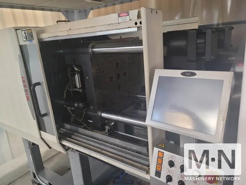 121 TON  2 OZ NISSEI MODEL NEX110-9E INJECTION MOLDING MACHINE MFG 2007