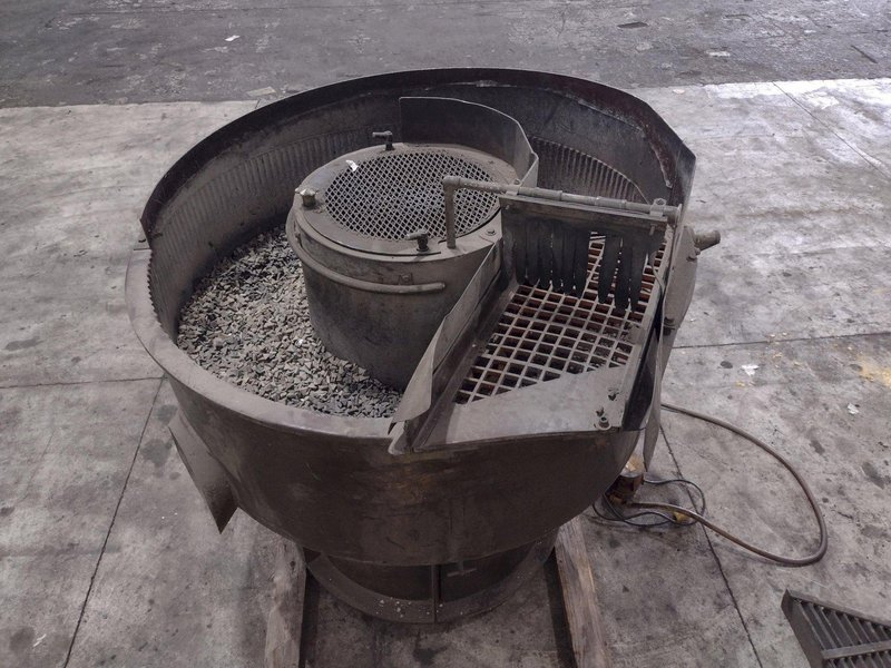7 CUBIC FOOT X 48" SWECO MODEL #FMD7LR VIBRATORY BOWL PARTS FINISHER: STOCK #23140